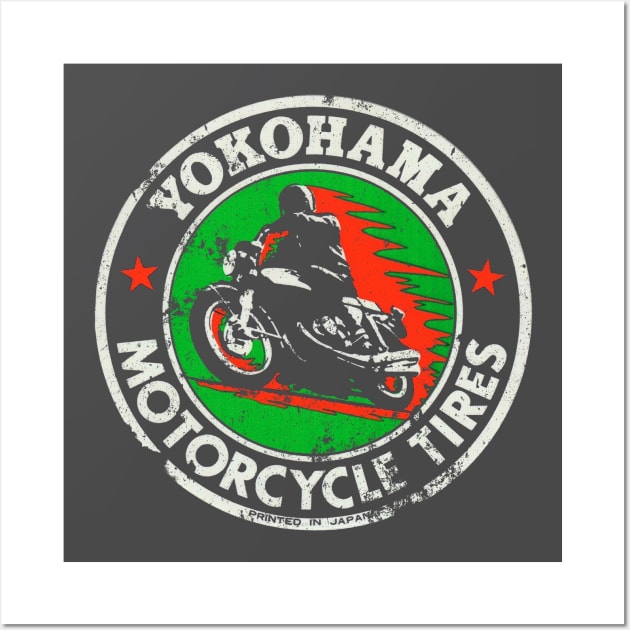 Yokohama  Motorcycles Wall Art by retrorockit